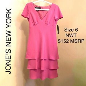 5/$15💥 Dress Coktail Party Summer Layered Spring Fling Azalea Jones New York 🌼
